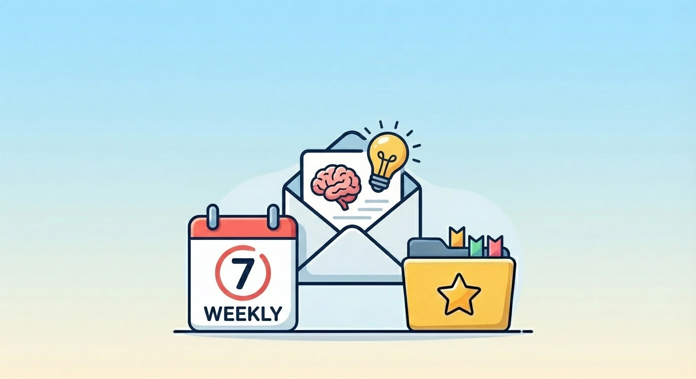 Weekly Bookmark Digest: AI Email Reminders So You Actually Read What You Save